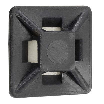 Ultima Stripsfeste Selvklebende, 19 x 19mm, Svart, 100 Stk