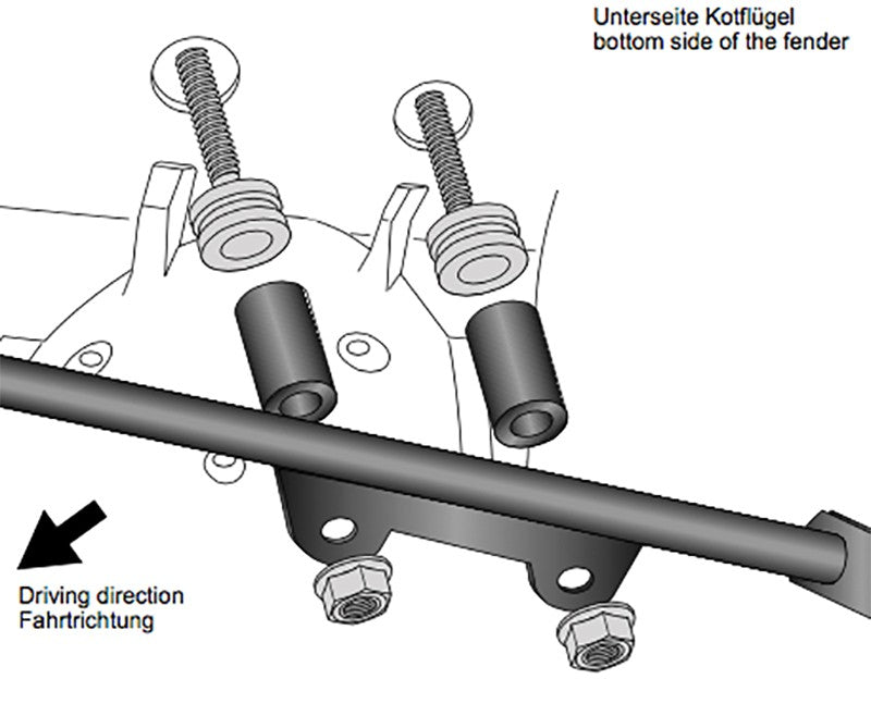 Hepco & Becker Holder for støttearm 4210-994-00-01