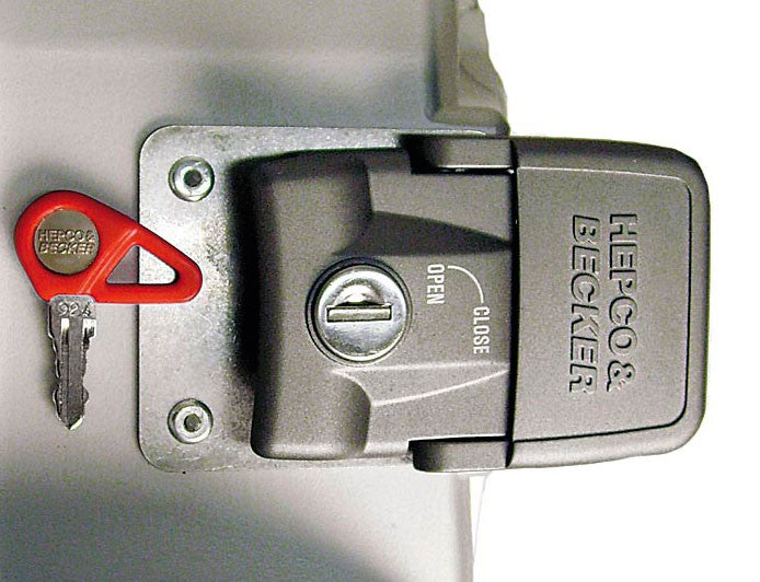 Hepco & Becker Kuffertfeste LÅS antracite gobi