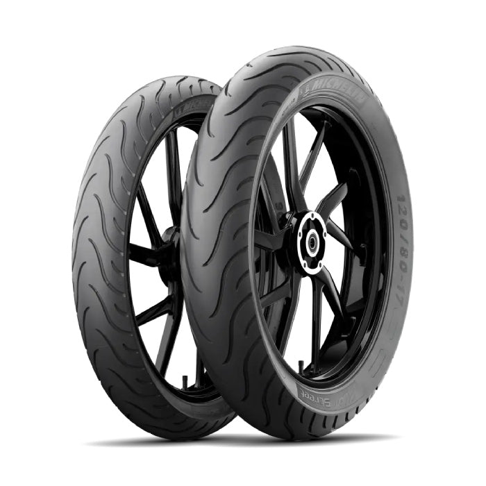 Dekksett, 100/80-17 + 140/70-17, Michelin. Pilot Street