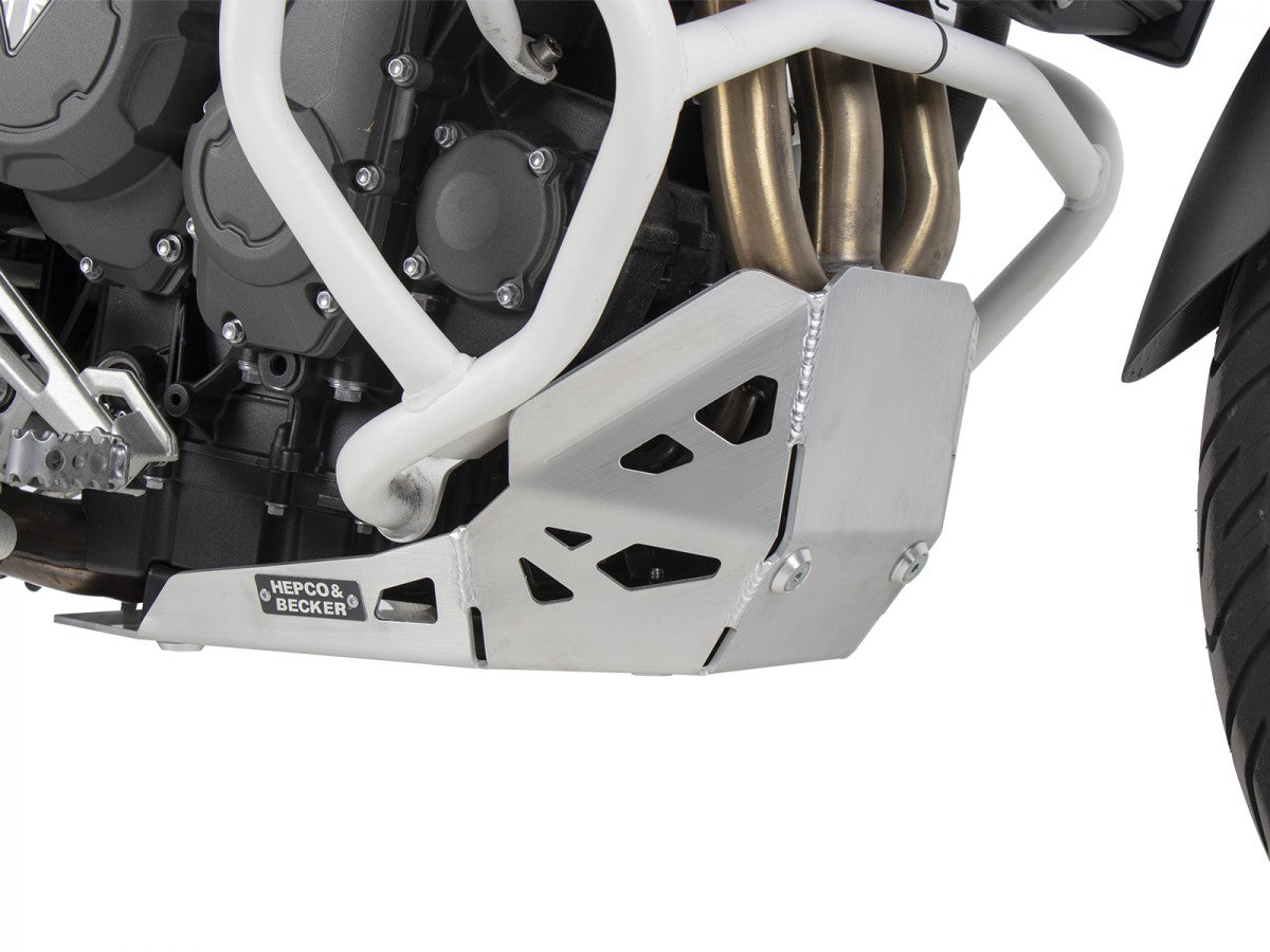 Hepco & Becker Triumph Tiger 900 GT Pro 24- Alu plate Beskyttelse under motor Sølv