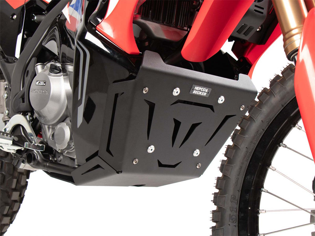 Hepco & Becker Honda CRF 300 Rally 21- Alu plate Beskyttelse under motor