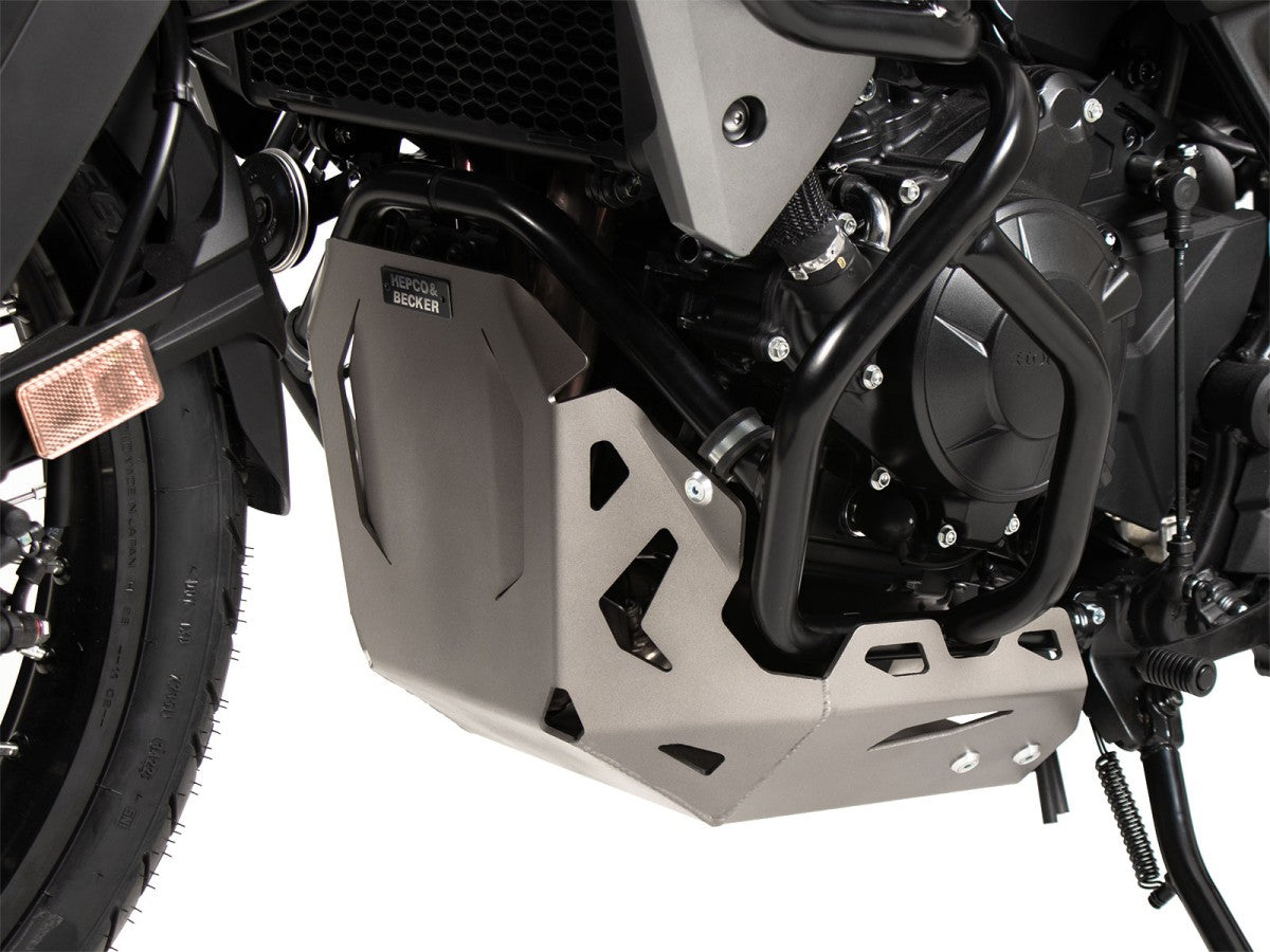 Hepco & Becker Honda XL 750 Transalp 23-24 Alu plate Beskyttelse under motor Sølv
