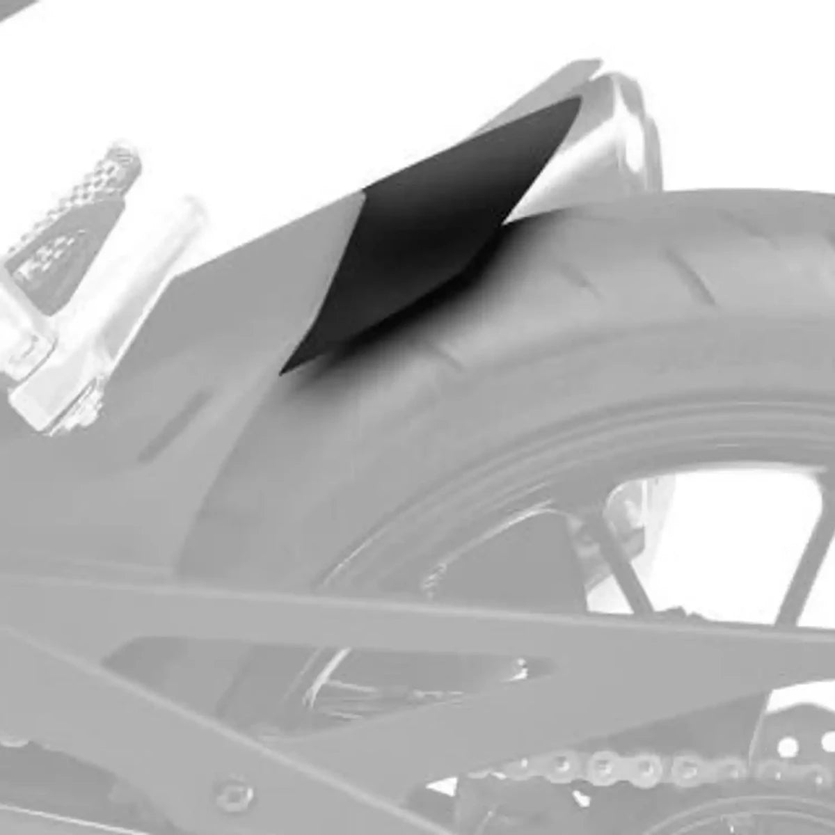 R&G Hugger Extension, Matte Black, Honda CB 125/300 R 18-24