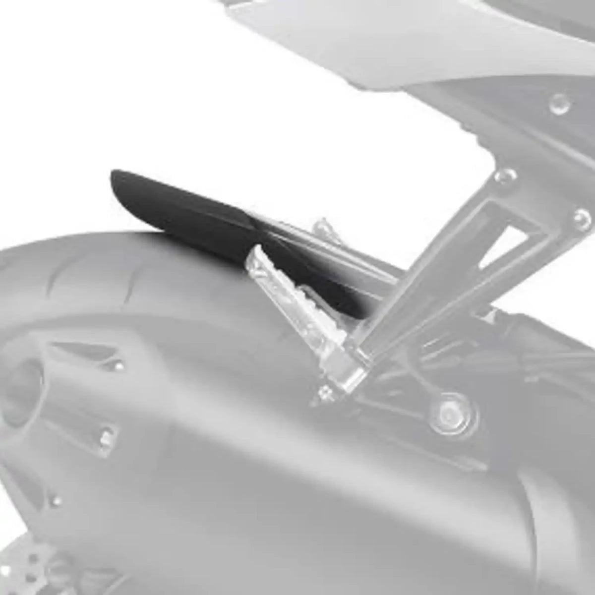 R&G Hugger Extension, Matte Black, Yamaha FZ1/FZ8 06-15