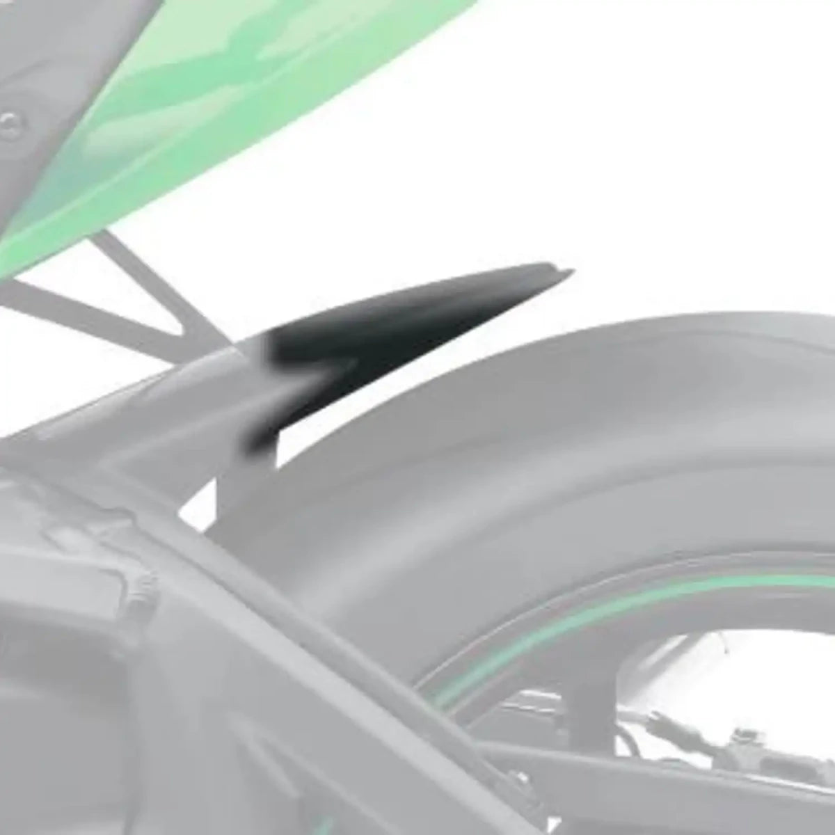 R&G Hugger Extension, Matte Black, Kawasaki ZX-10R 17-24