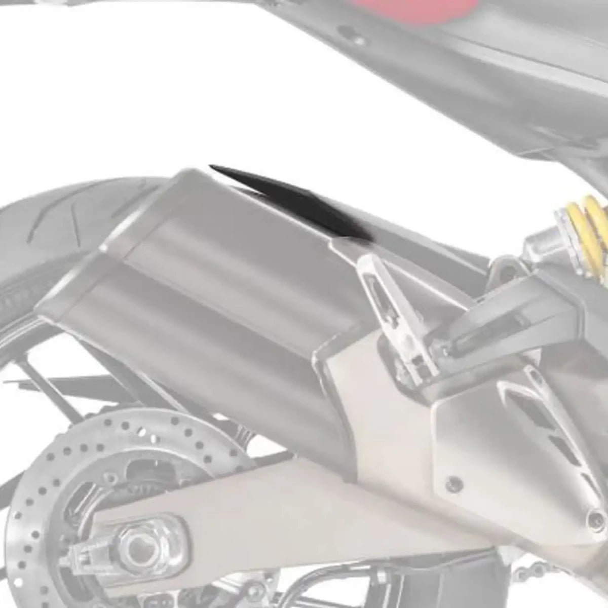 R&G Hugger Extension, Matte Black, Ducati Monster 821 14-20