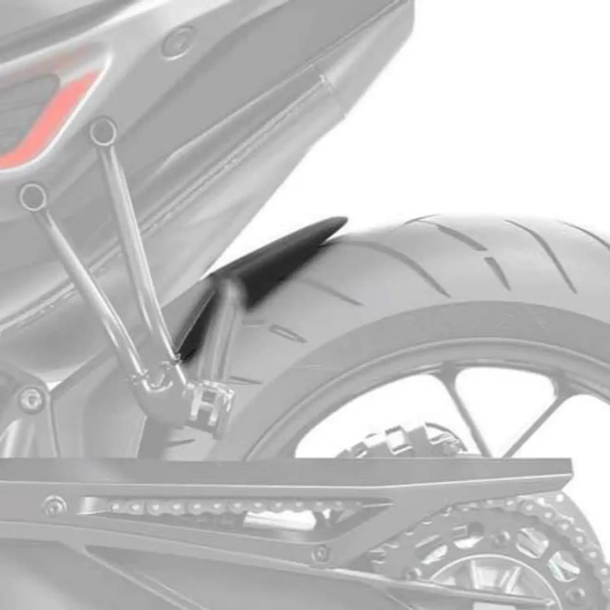 R&G Hugger Extension, Matte Black, KTM Duke 790/890 18-