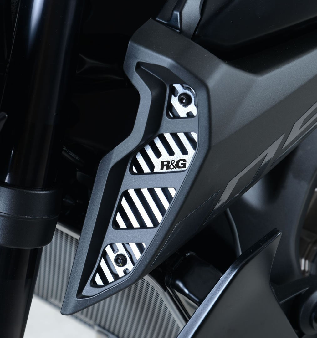 R&G Air Intake Covers, Yamaha MT-09 '17-'20 / MT-09 SP '18-'20 (pair, stainless steel)