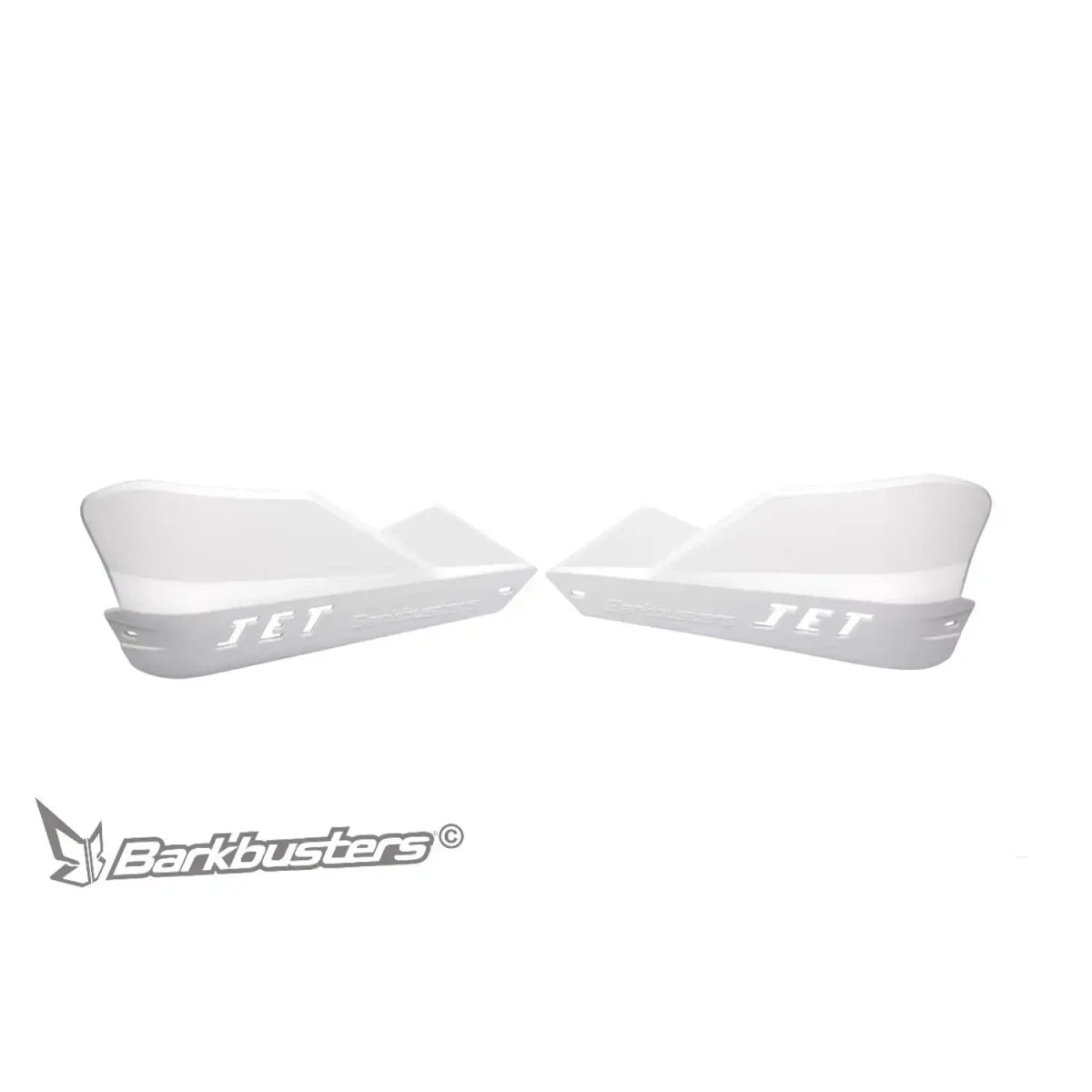 R&G Barkbusters JET handguard only set White