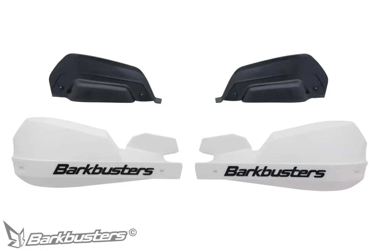 R&G Barkbusters VPS Plastic Guards Only White w/Black deflectors