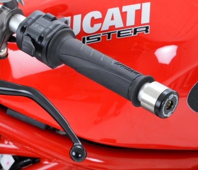 R&G Styrevekter, for Renthal / LSL bars & 848 '08- / Monster 1200(S) / RC125/200 (cut grips)