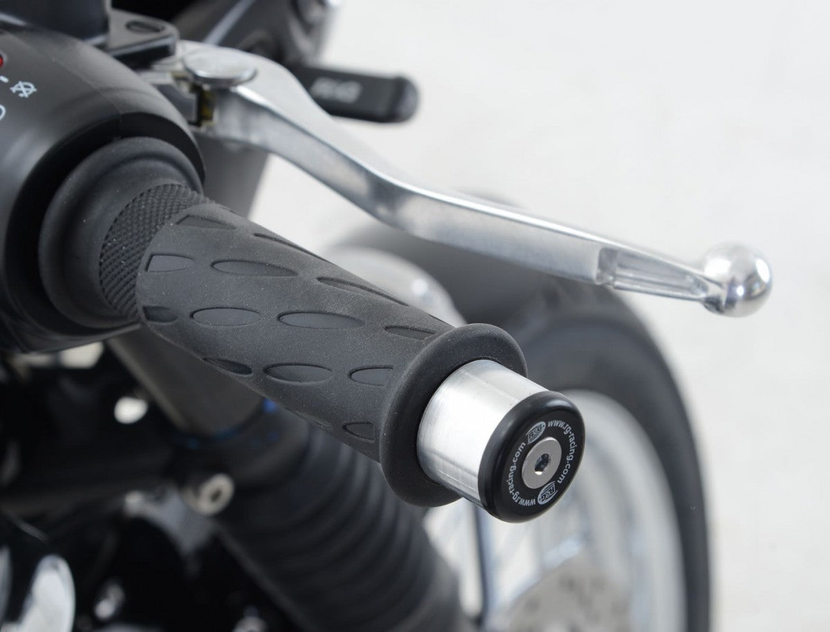 R&G Styrevekter, Triumph T120 Bonneville, Bonneville Bobber '17- (without bar end mirrors), Street Cup '17- (without bar end mirrors)