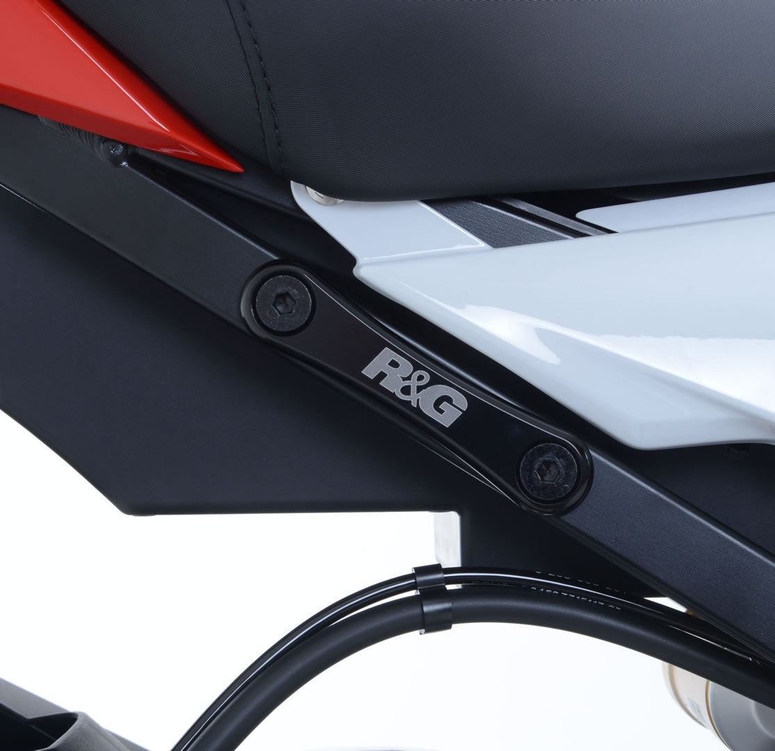 R&G Rear Footrest Plate (single), BMW S1000RR '10-'18 / S1000R '14-'20 (use without spacers for S1000RR '15-'18)