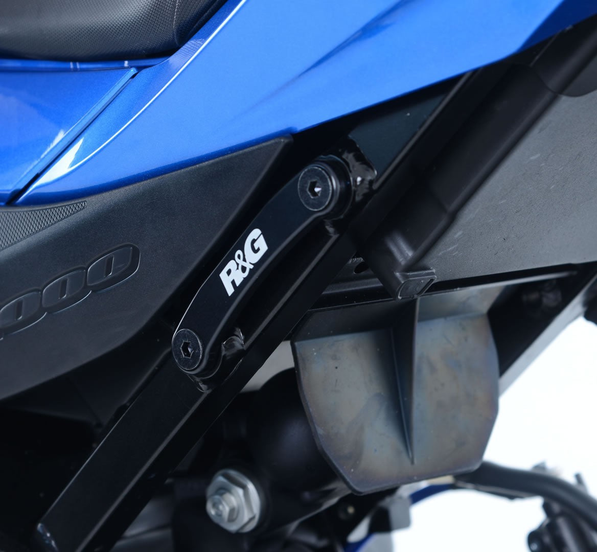 R&G Rear Footrest Plate (left side), Kawasaki Ninja 300 / Ninja 250 '13-'17 / Z250 '13-'18 / Z300 / Suzuki GSX-R1000/R '17-