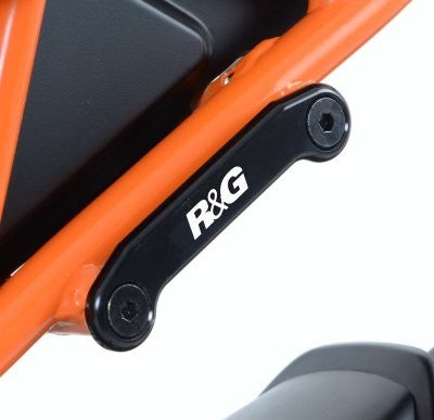 R&G Rear Footrest Plates (pair), KTM RC125/200/390