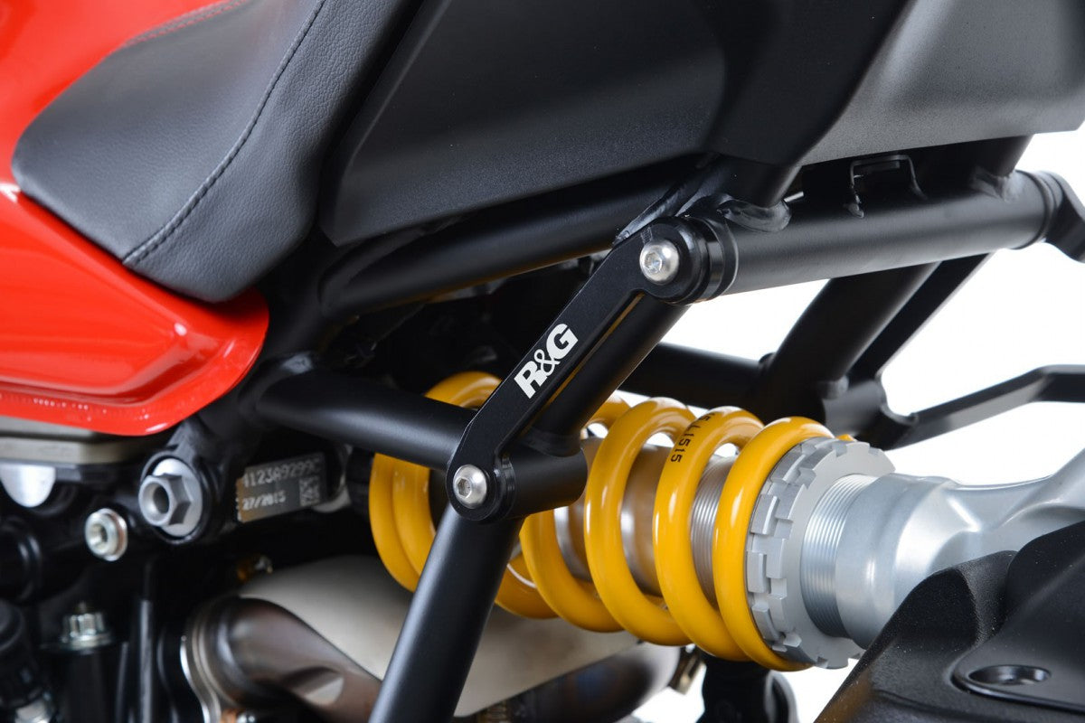 R&G Rear Footrest Plate (single piece), Ducati Monster 1200S '17- / Monster 1200R / Supersport (S) '17-'20 / 950 Supersport (S) '21-