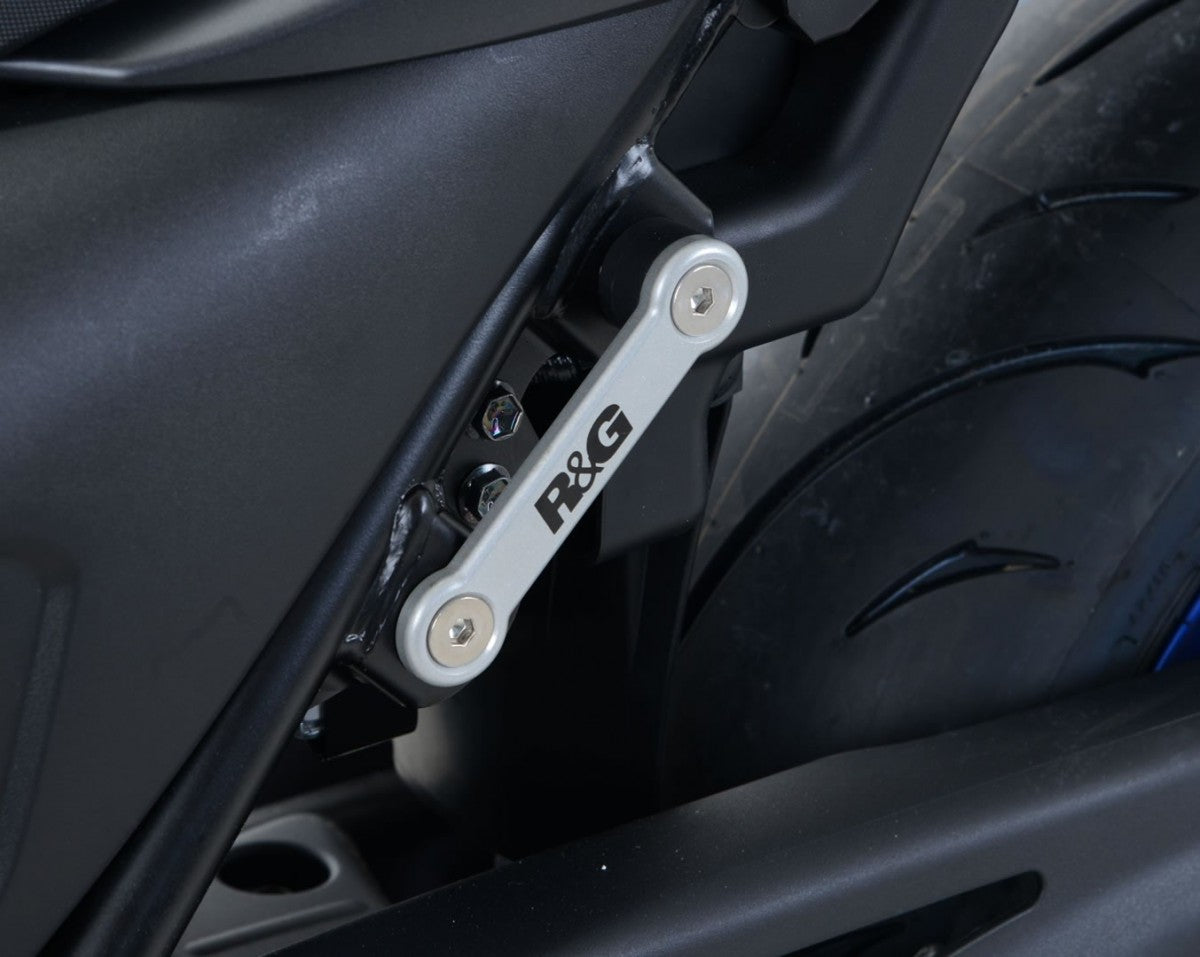 R&G Rear Footrest Plate (left side), Suzuki SV650 '16- / SV650X