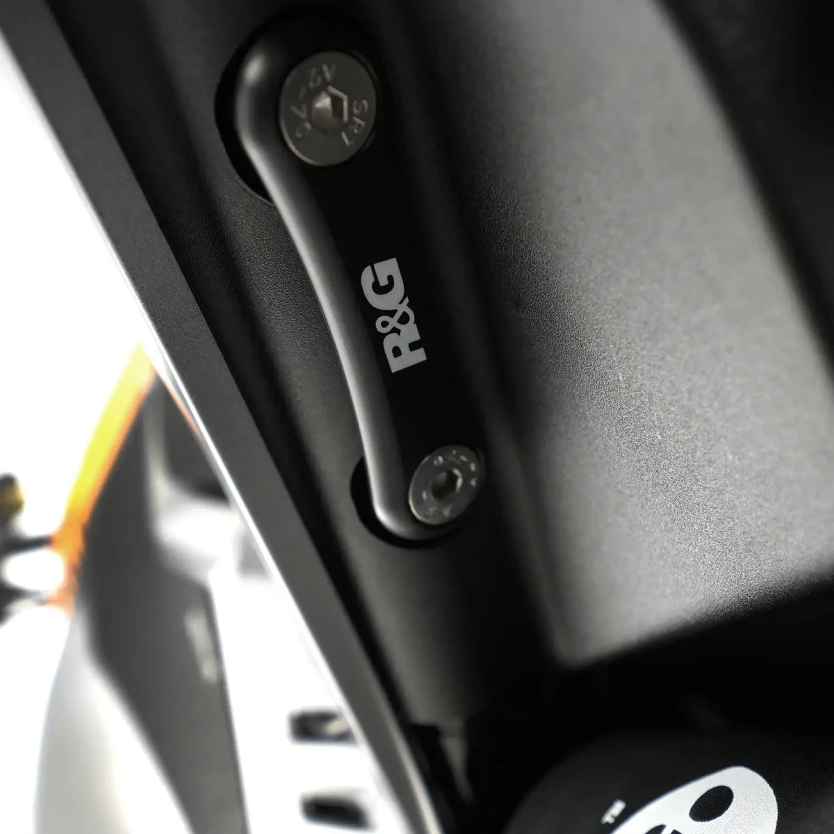 R&G Rear Footrest Plate (single, LHS), BMW/MotoGuzzi