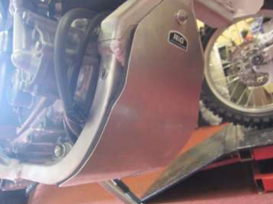 R&G Motorbeskyttelse (silver), Honda CRF450X/R '13-'18