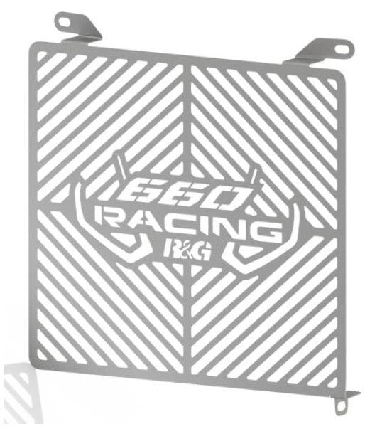 R&G Branded Radiator Guard, stainless - Aprilia RS660 '21- / 660 Tuono '21-