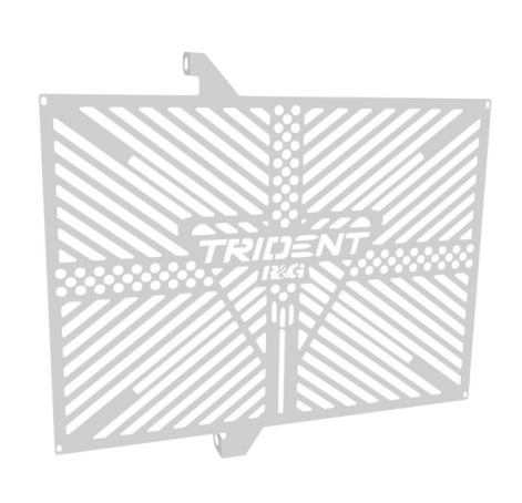 R&G Branded Radiator Guard, stainless - Triumph Trident (660) '21-