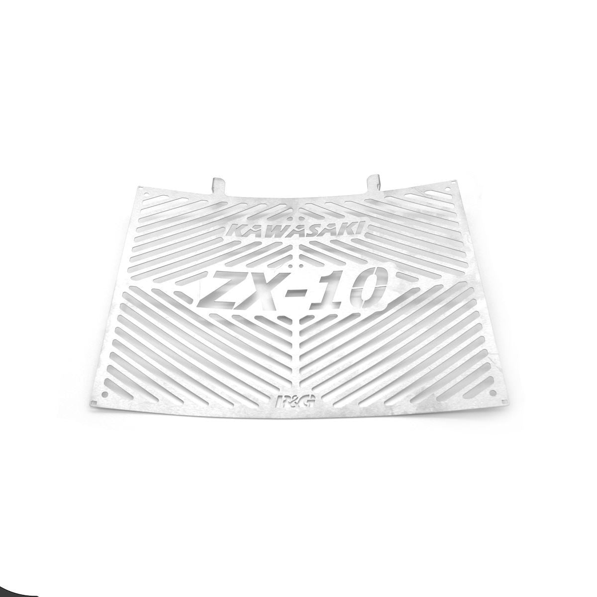 R&G Branded Radiator Guard, stainless - Kawasaki ZX-10R/RR '21-