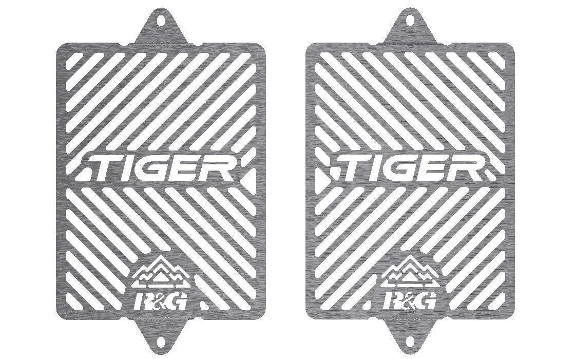 R&G Branded Radiator Guards (pair), stainless, Triumph Tiger 850 Sport '21-