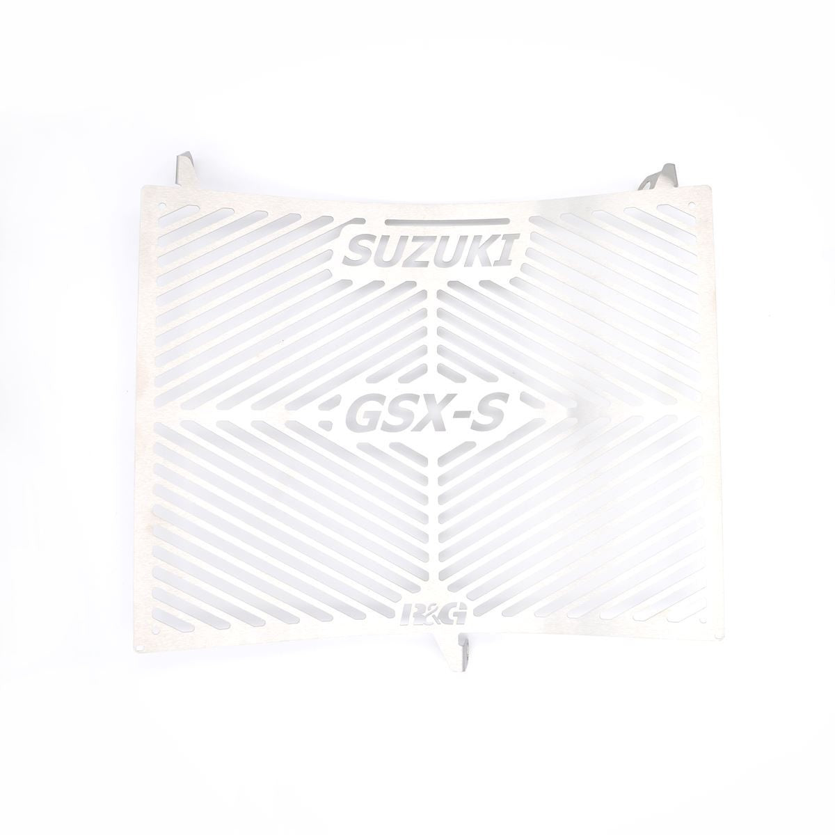 R&G Branded Radiator Guard (silver stainless) - Suzuki Katana '19-/GSX-S 1000 (ABS/FA/GT)/GSX-S950