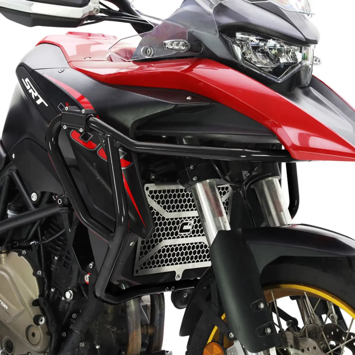 R&G Aluminium Adventure Bars Black QJ motor SRT 700 X 23-24