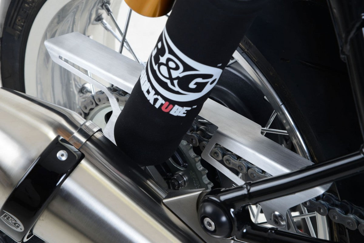 R&G Brushed stainless Kjedeføring, Triumph Thruxton 1200 / 1200R / Speed Twin '19-