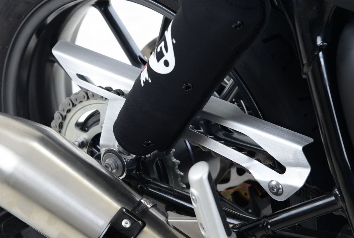 R&G Brushed stainless Kjedeføring, Triumph Street Twin / T120 Bonneville / Street Cup '17-