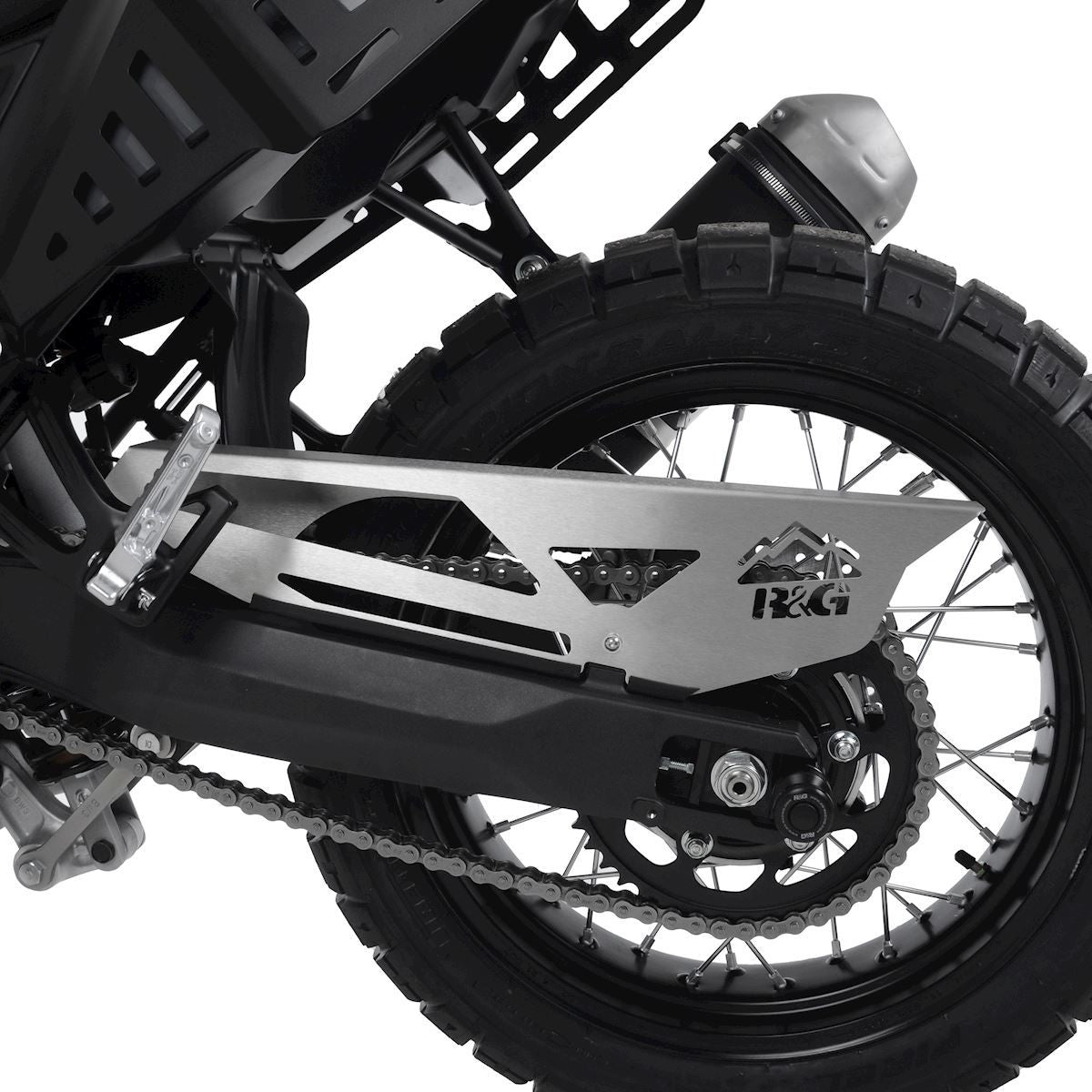 R&G Brushed stainless Kjedeføring, Yamaha XTZ700 Tenere '19-