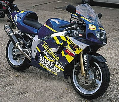 R&G Crash Protector White - Suzuki gsxr 600/750 '96-'99 srad