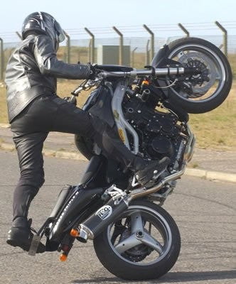 R&G Crash Protectors front - Triumph Speed Triple '97-'07
