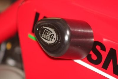 R&G Aero Crash Protectors, white, Ducati 848, 1098, 1098S, 1098R