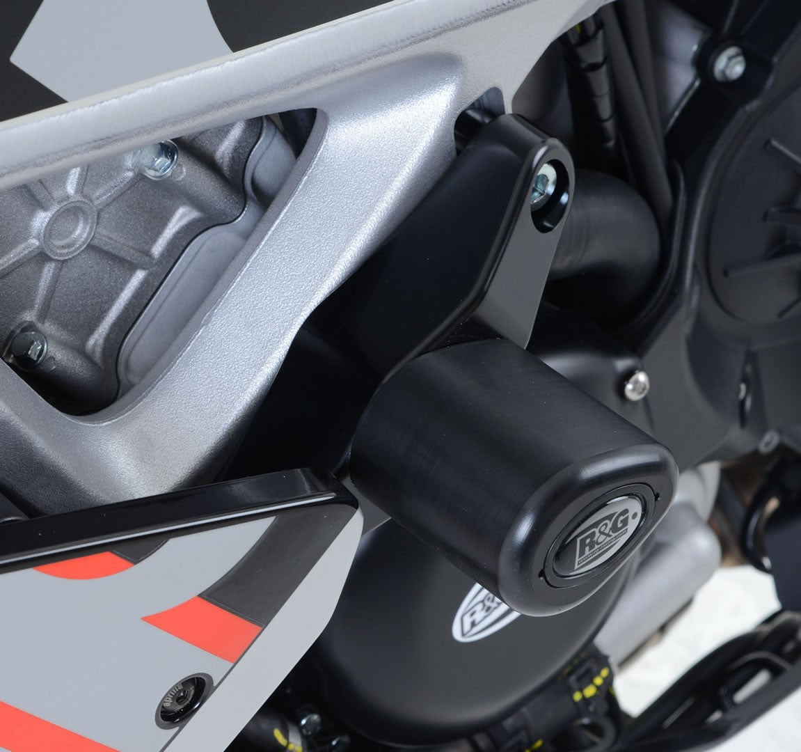 R&G Aero Crash Protectors, Aprilia RSV4 R / Factory, RSV4 RR '15-, RSV4 RF, RSV4 1100 Factory '19-'20 / V4 Tuono 1000/1100 '11-