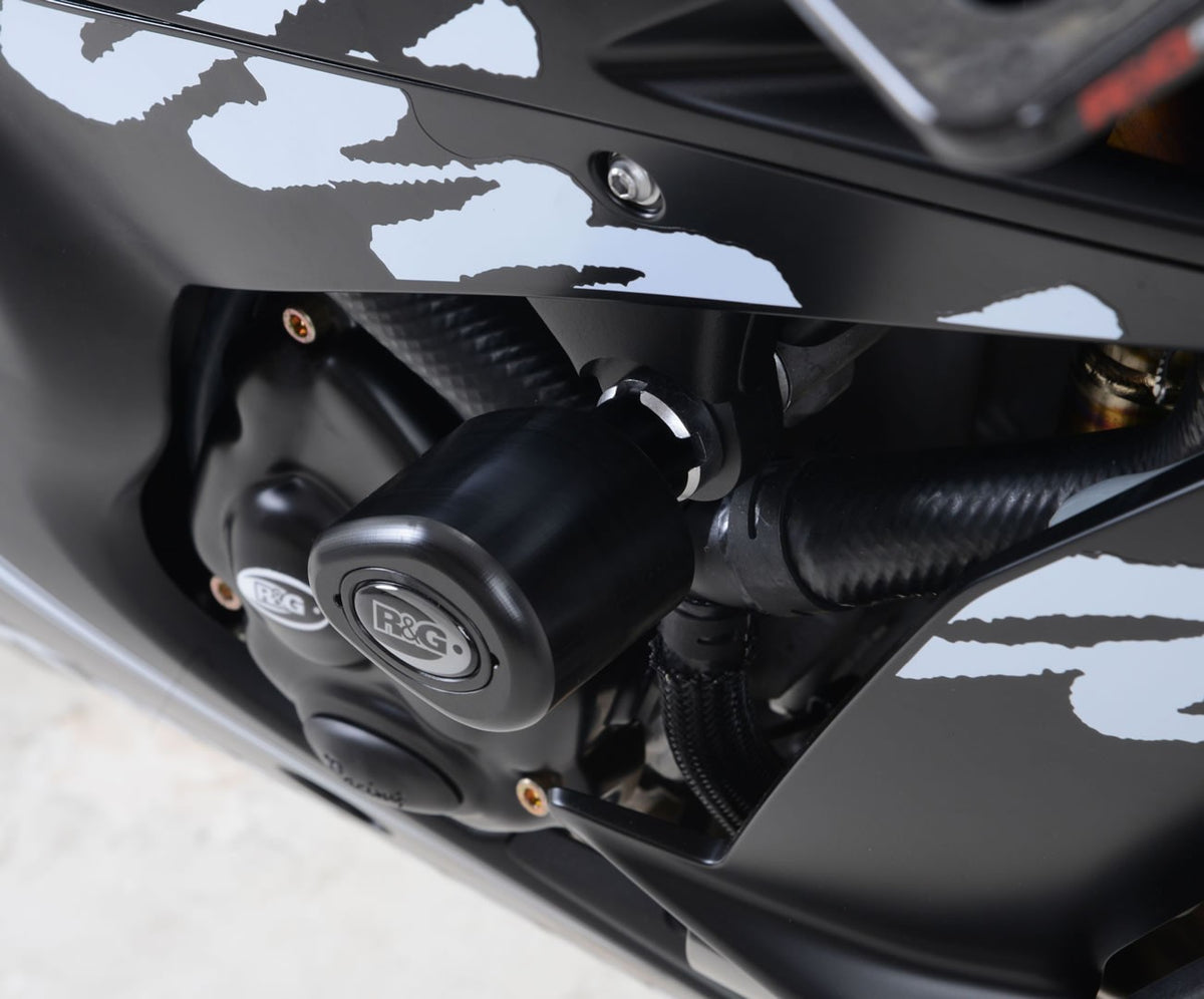 R&G Aero Crash Protectors (white), Kawasaki ZX-10R '11- / ZX-10RR '21-