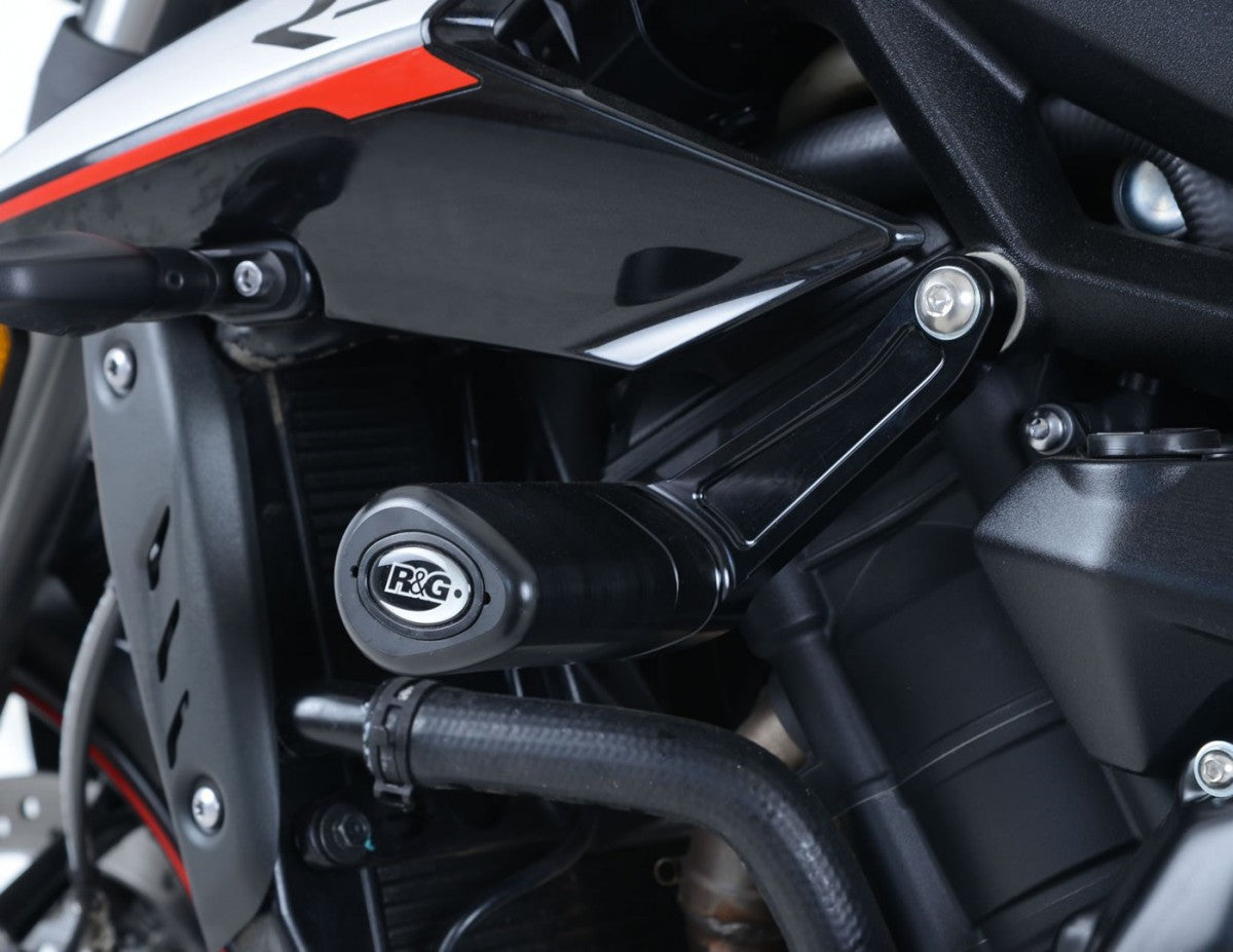 R&G Aero Crash Protectors Black, Triumph Street Triple 765 rs/r/s '17-
