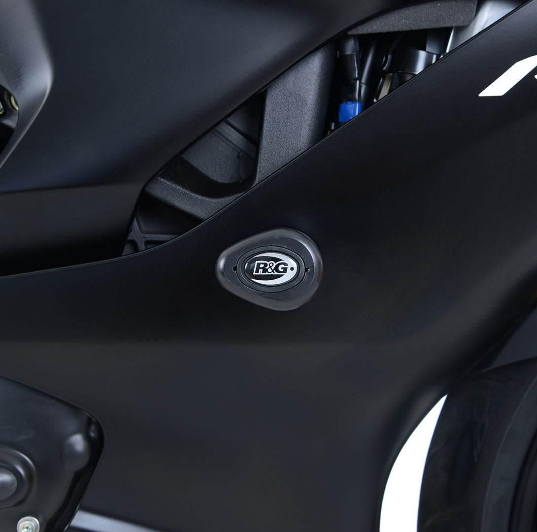 R&G Aero Crash Protectors (white), Yamaha YZF-R6 '17-