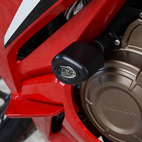 R&G Aero Crash Protectors Black, Honda CBR500R '19-