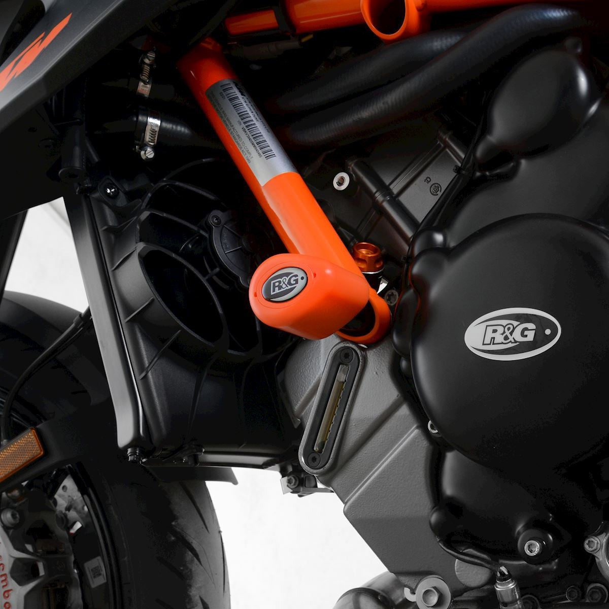 R&G Aero Crash Protectors (orange), KTM Super Duke R '20-