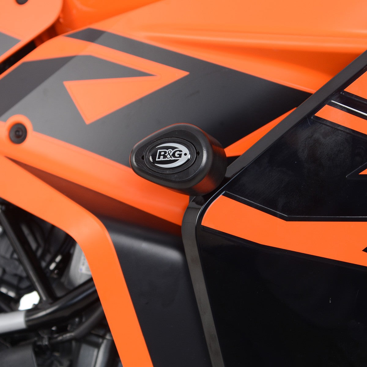 R&G Aero no-cut Frame Sliders, KTM RC125/200/390 '22-