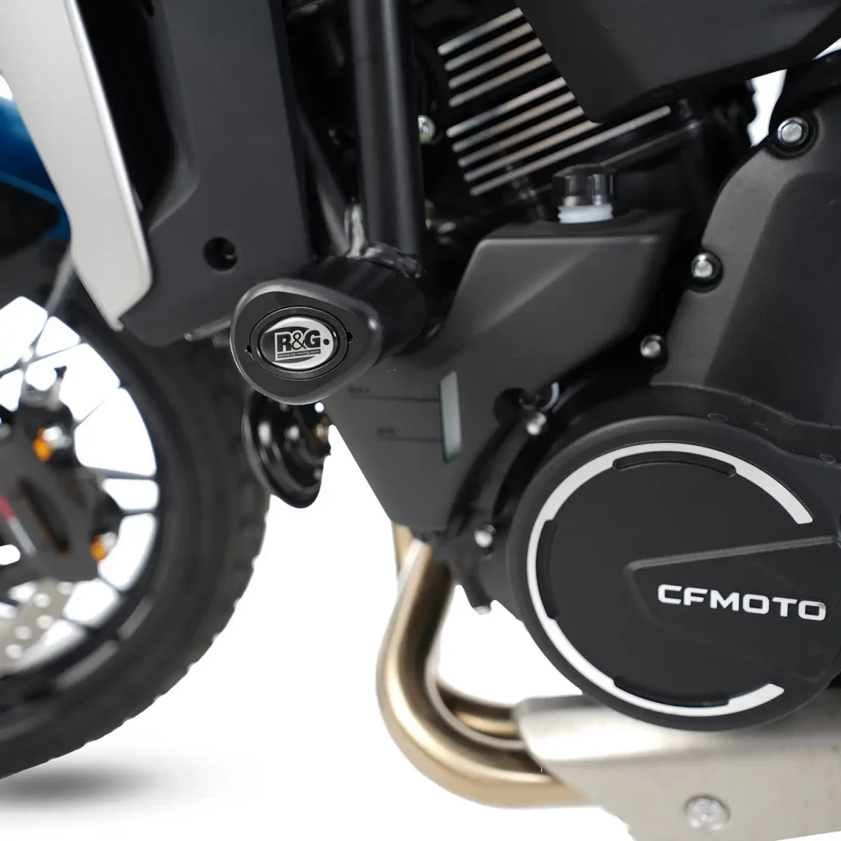 R&G Aero Crash Protectors Black, CFMoto 700 CL-X 21-