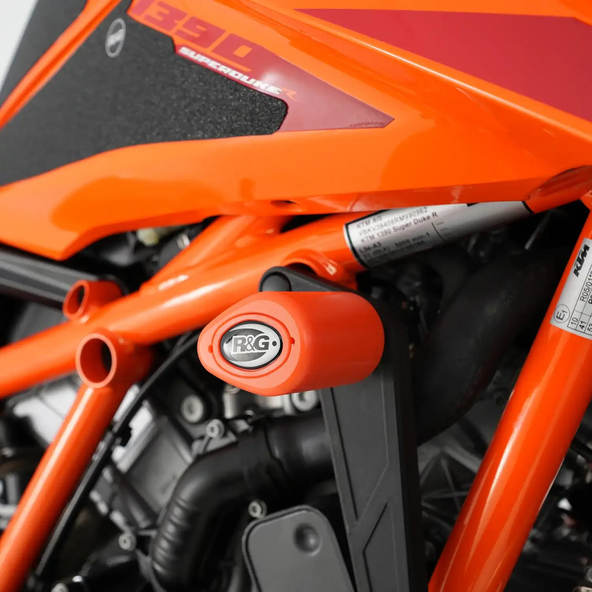 R&G Aero Crash Protectors Orange, KTM 1390 Super Duke 24-