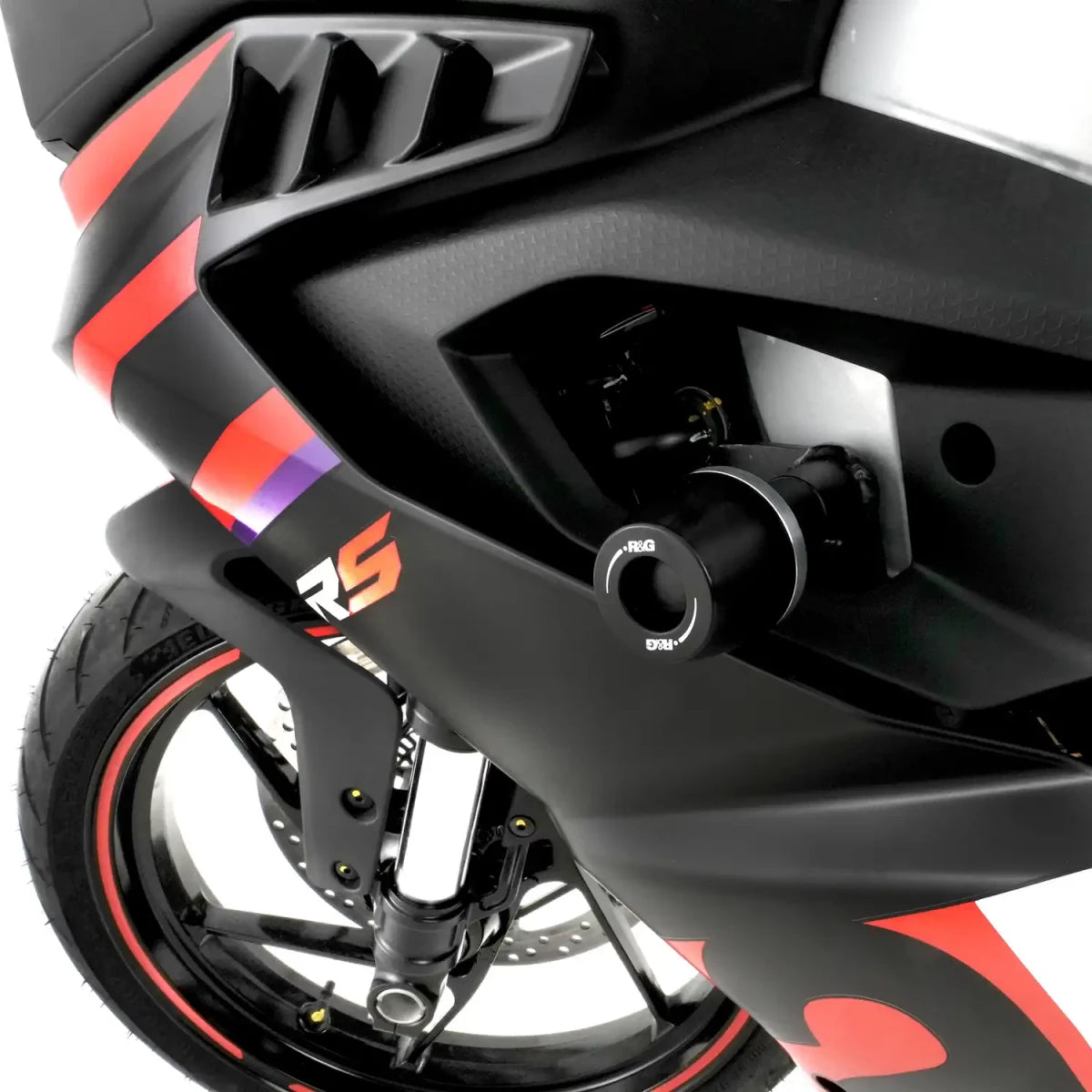 R&G Aero Crash Protectors apex, Black Aprilia RS 457 24-