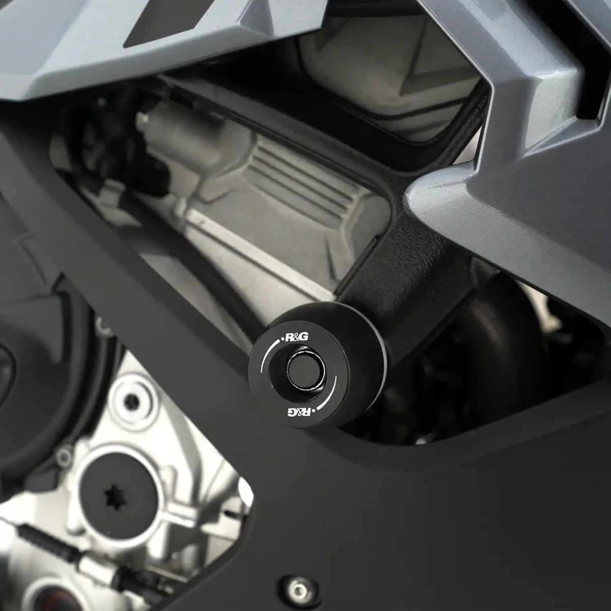 R&G Aero Crash Protectors apex (symmetrical non-drill kit), BMW S1000RR 25- Black