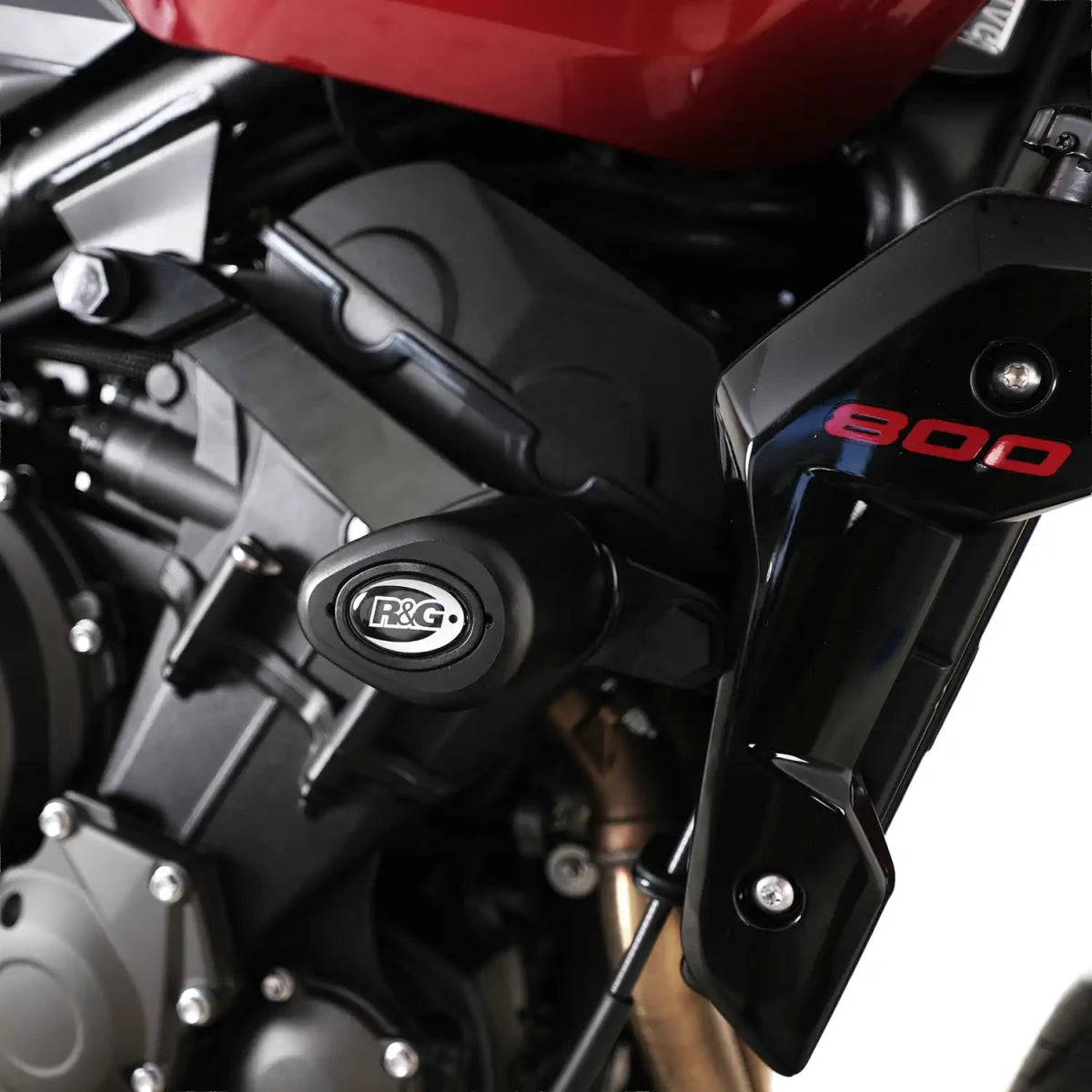 R&G Aero Crash Protectors Black Triumph Trident 660/800 26- (Non-Drill)