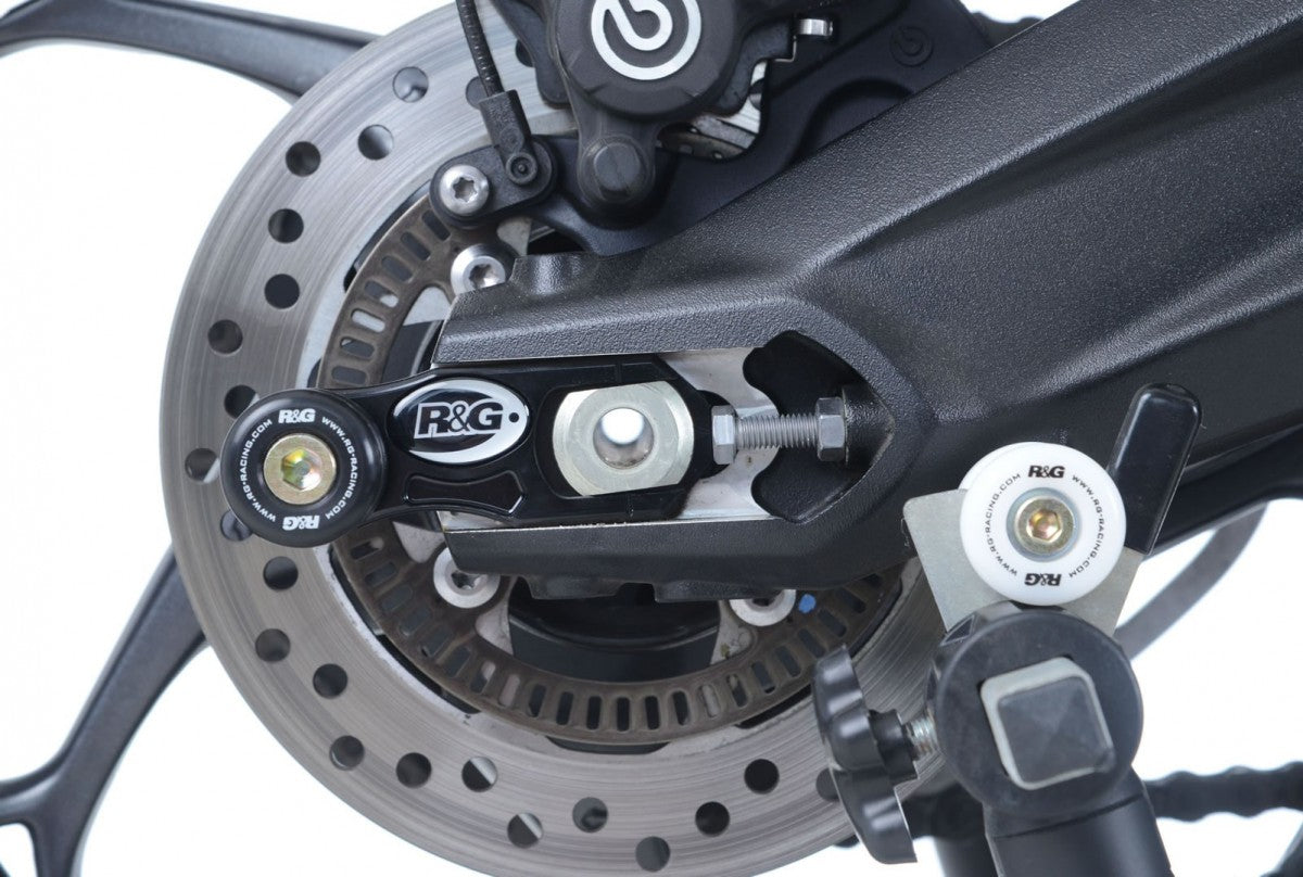 R&G Offset Cotton Reels, Triumph Tiger 850 Sport '21-, Street Triple '07-'13, Street Triple R '13- / Street Triple RX / Street Triple 765 rs/r/s '17- / 675 Daytona '06- / Daytona Moto2 765