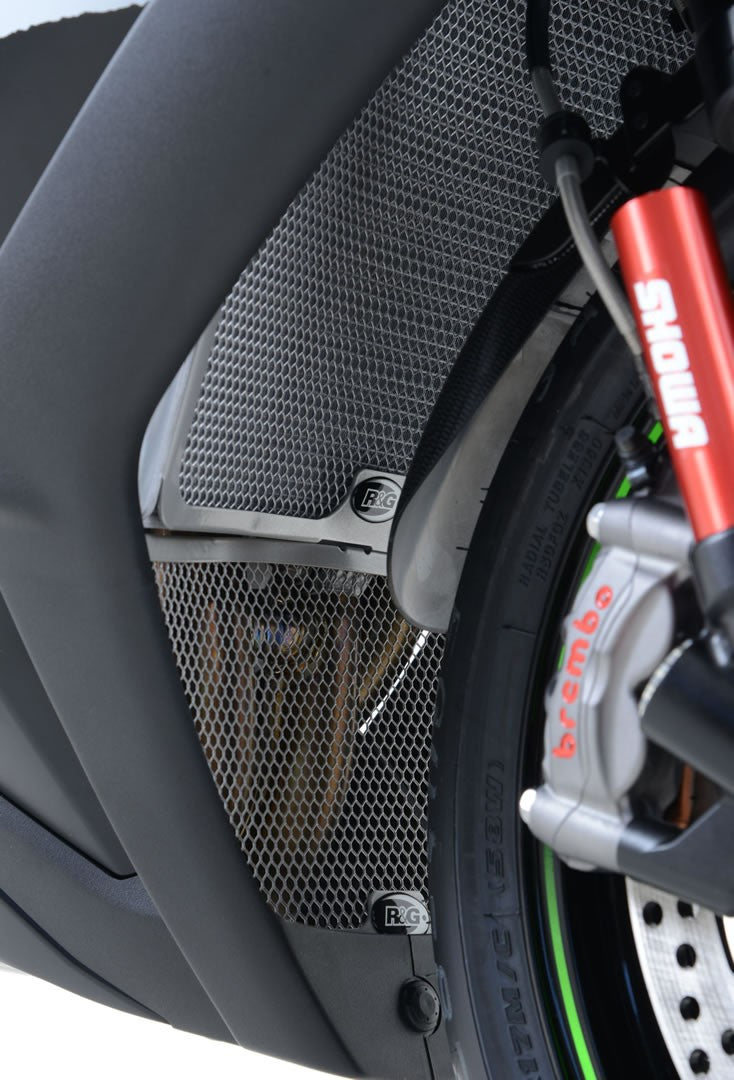 R&G Downpipe Grille, Kawasaki ZX10R '11-'20 (must be fitted with RAD0200)